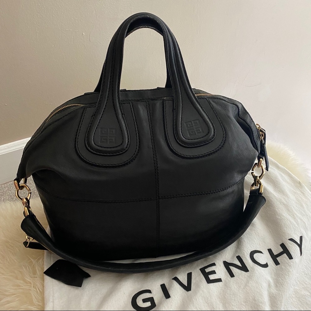 GIVENCHY Nightingale Lambskin Medium black